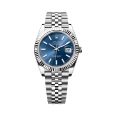 Rolex Datejust 41 Oyster Perpetual 126334-0002 White Gold 41mm Blue Dial Mens Watch