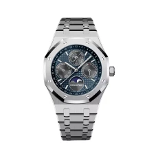 Audemars Piguet Royal Oak 26574TI.OO.1220TI.01 Perpetual Calendar Titanium 41mm Blue Dial Men’s Watch